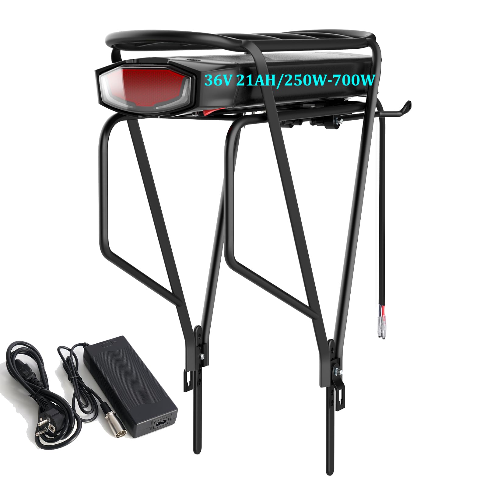 Unit Pack Power(DE Warehouse) Gepäckträger Ebike-Akku - 36V 48V 52V 72V Lithinum-Ionen-Batterie für Elektrofahrrad 1000W 750W 500W(mit Ladegerät)