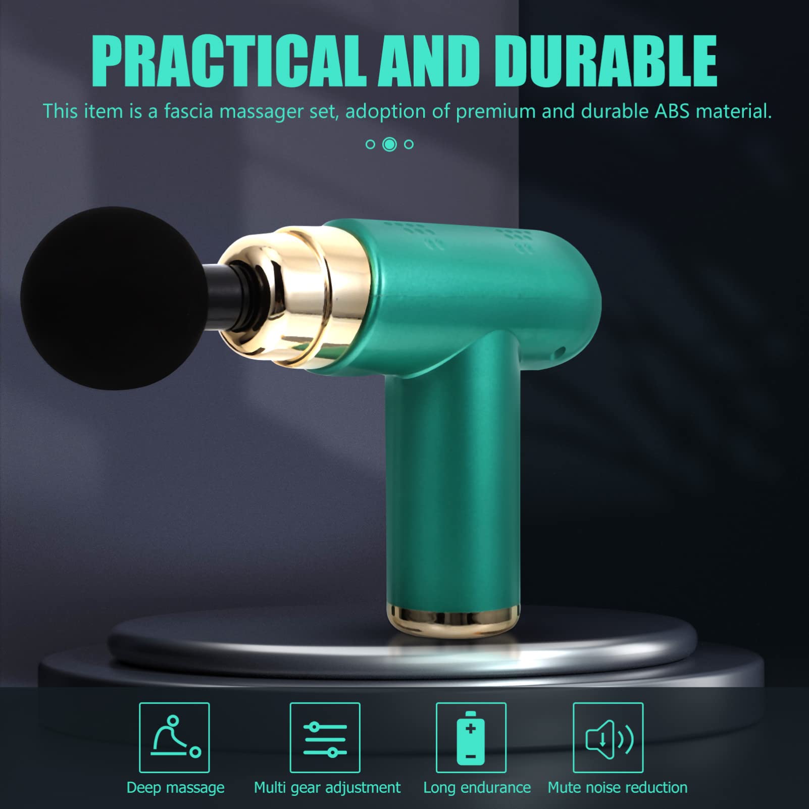 Elettrostimolatore Muscolare Mini Fasciale Domestico Massaggiatore Elettrico Accessorio Per Corpo Regolabile Per Casa Ufficio Viaggi