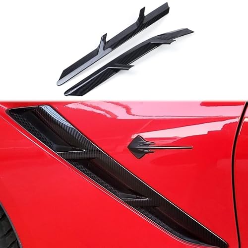 Front Fender Side Body Vent for 2014-2019 Chevrolet Corvette C7 (Carbon Fiber Pattern)