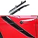 Justautotrim Carbon fiber look Cover trims Accessories Front Fender Side Body Vent for 2014 2015 2016 2017 2018 Chevrolet Corvette C7