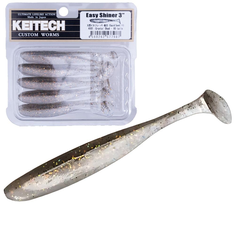 Keitech Easy Shiner 3" #410 Crystal Shad