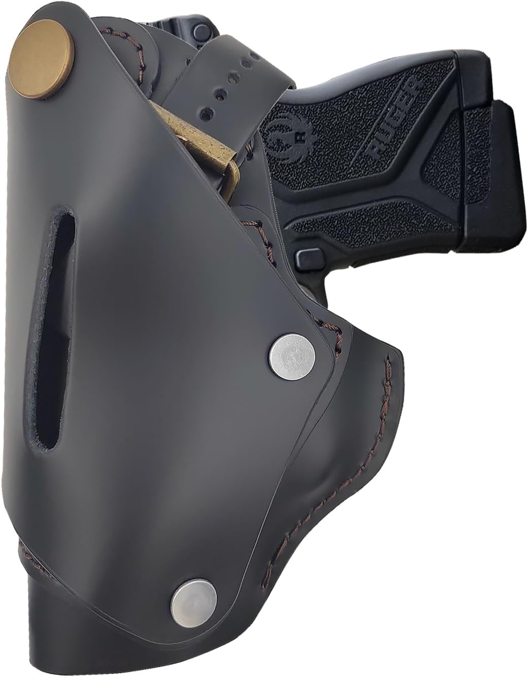 OWB Cross Draw 380 Holster – Fits Ruger LCP, LCP II, Sig P238 P290, Walther PPK, S&W Bodyguard – Driving Holster for Outside Waistband Carry