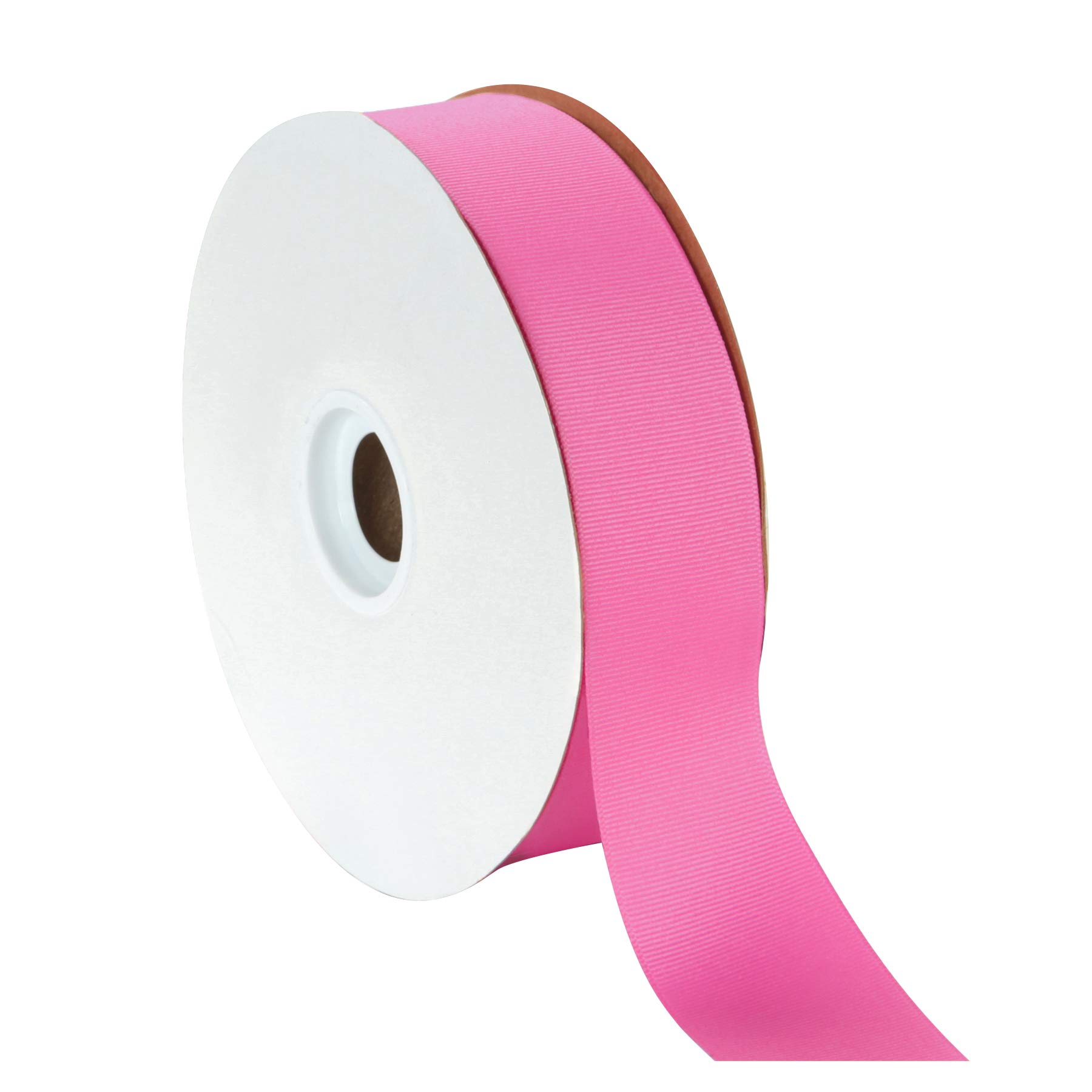 Offray 1.5" Grosgrain Ribbon, Hot Pink, 50 Yards