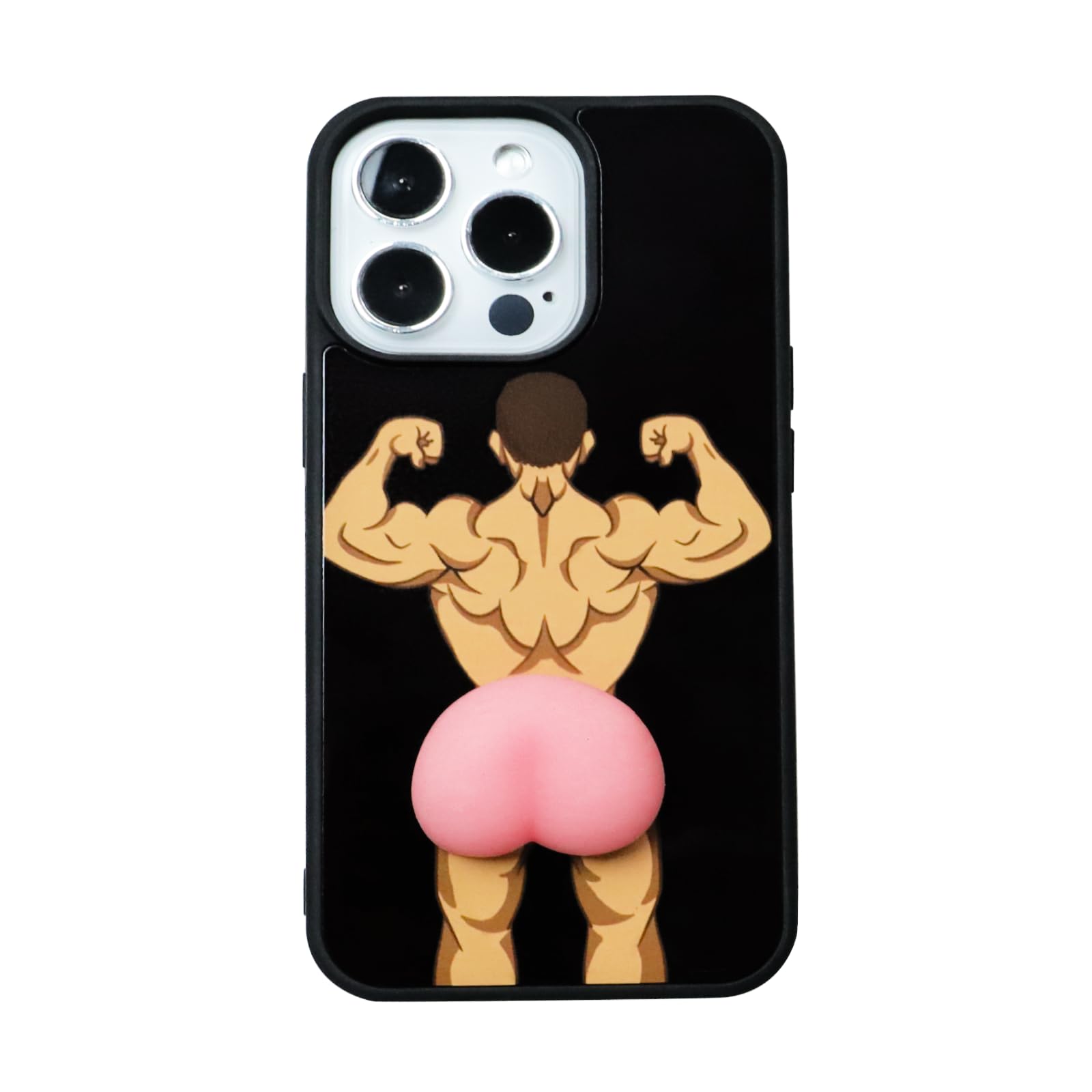 TRADAY Funny Ugly Phone Case for iPhone 13 Pro Ridiculous Weird Ugliest Phone Case Crazy Peach Phone Case