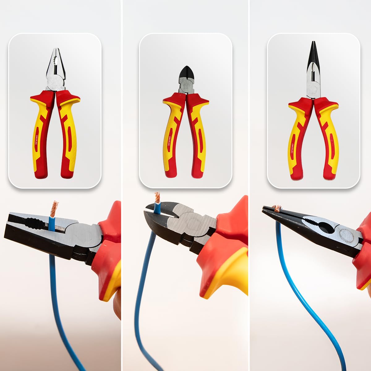Cecotec Zestaw wkrętaków HardGyro 15 SafeVolt Magnetic, izolowany 1000 V, certyfikat VDE GS, stal CR-V, 3 szczypce w zestawie, odgarniacz drutu, magnetyzator, zszywka, etui w zestawie do bezpiecznej