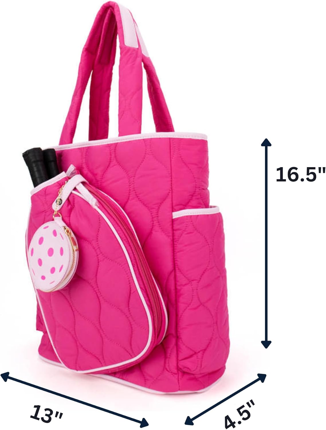 5th Ave Large Capacity Pickleball Bag and Convertible Tote Backpack for Women - Image 5