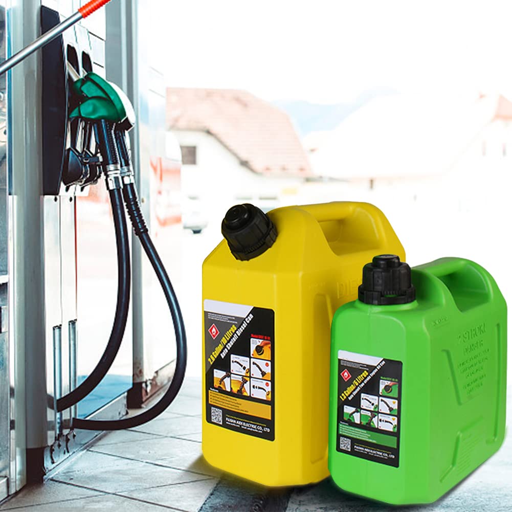URFEDA Bidon à essence de rechange 5 L/10 L avec tuyau verseur