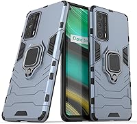 Vista 1 de Compatible con OPPO Realme X7 Pro Ultra, soporte de anillo de metal a prueba de golpes (funciona con soporte magnético para automóvil), cubierta