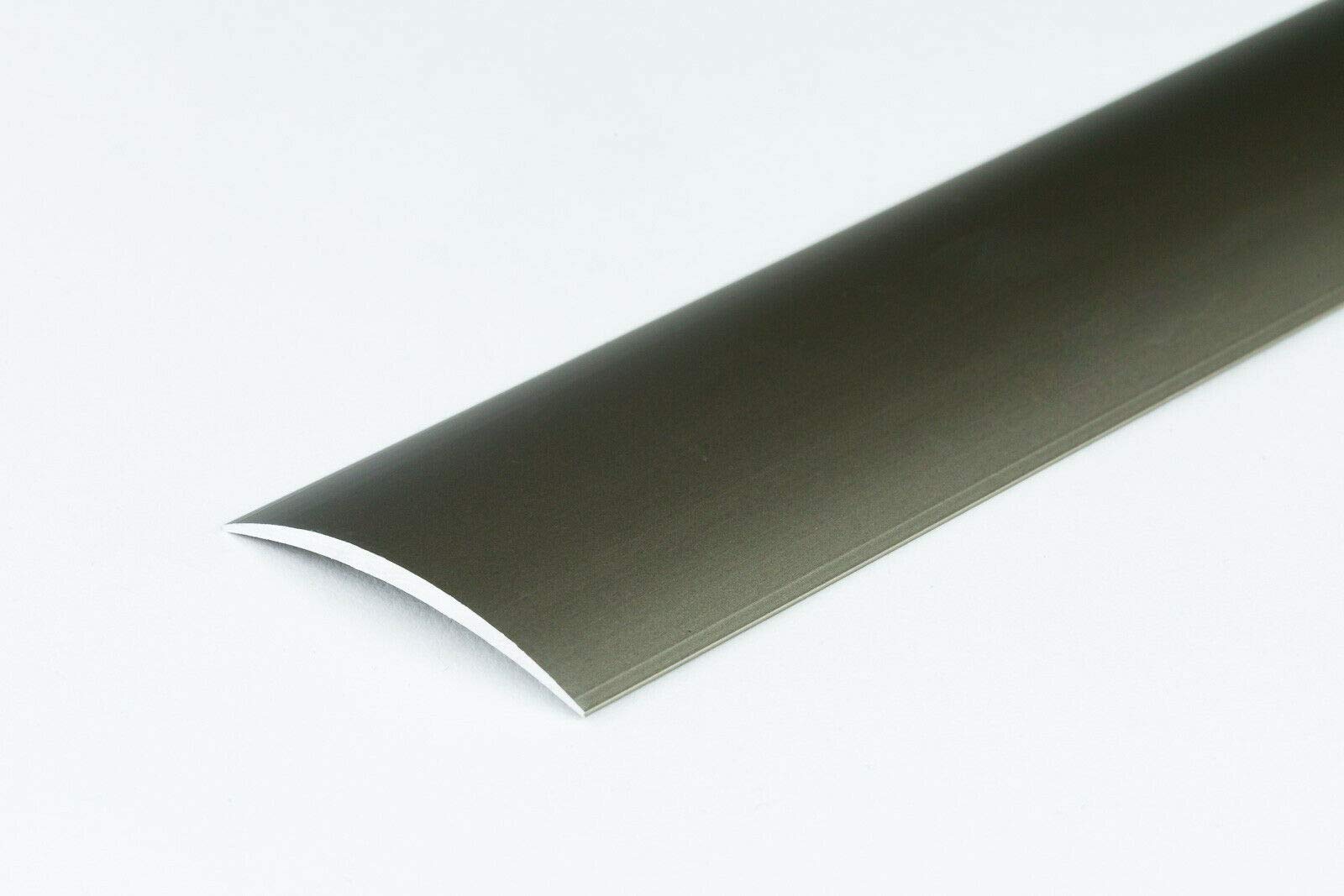 Aluminium Threshold Strip 40mm x 1M Door Floor Trim Transition Carpet Cover LPOS TMW Profiles (Champagne)