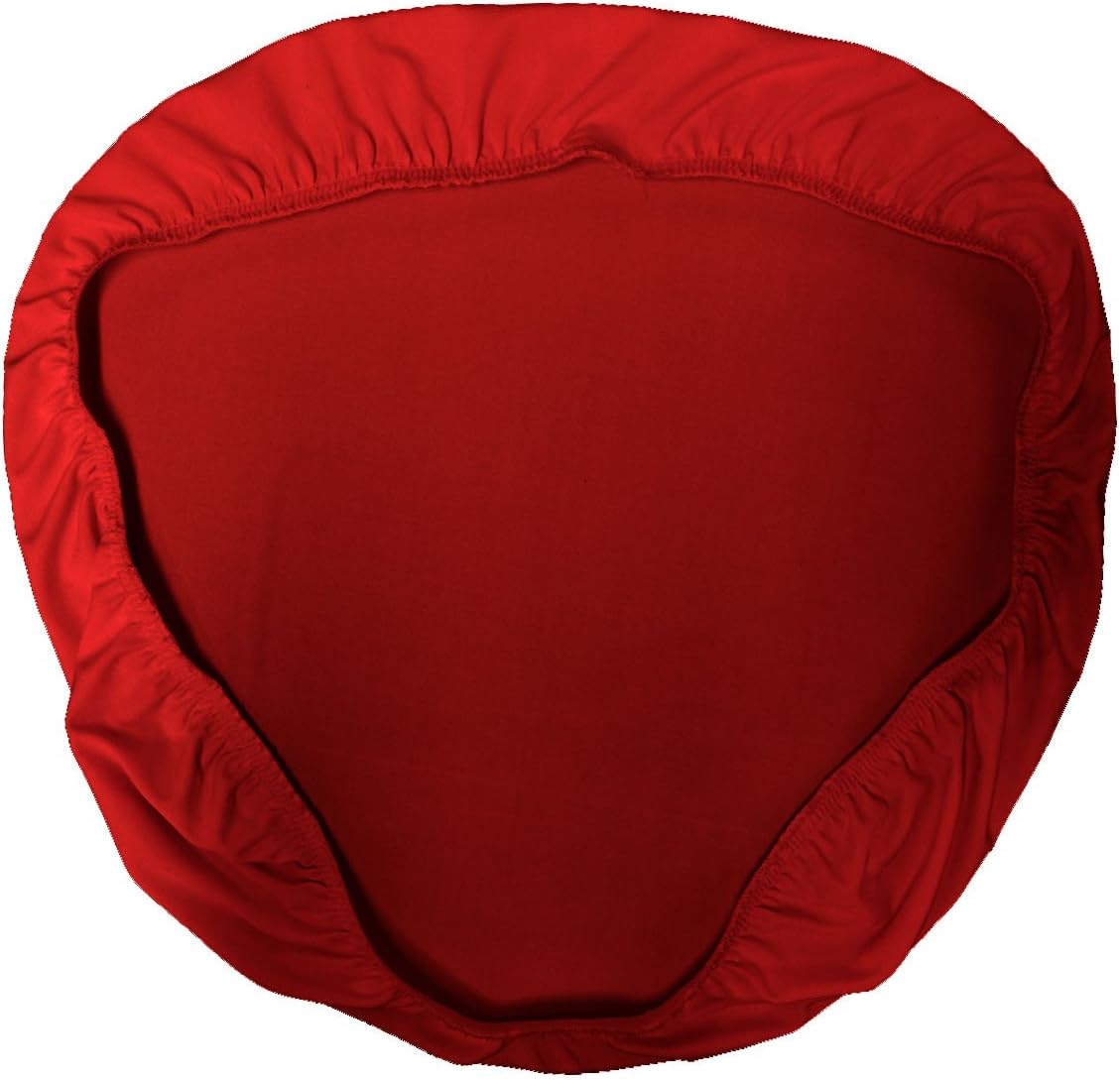 LA Linen Spandex Chiavary Chair Cushion Covers Pack of 4