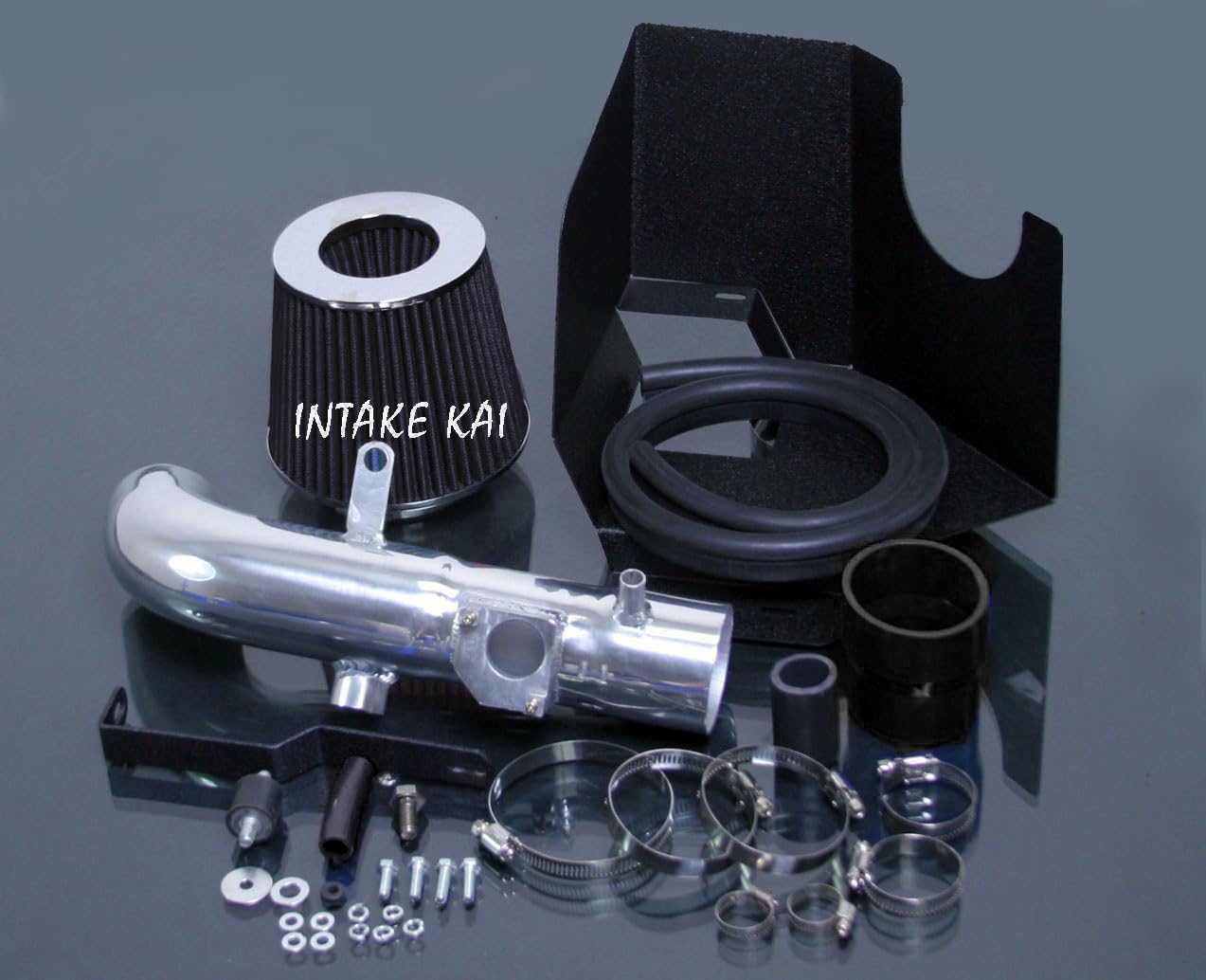 INTAKEKAI Performance Air Intake (Compatible with 2002-2006 TOYOTA CAMRY/SOLARA 2.4 2.4L 2.4L l4 MODELS) (BLACK)