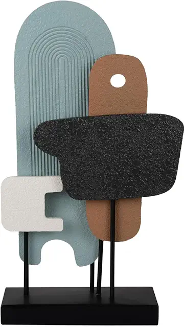Bio Skulptur Ornament - Abstrakte Kunst Deko für Wohnzimmer & Schlafzimmer