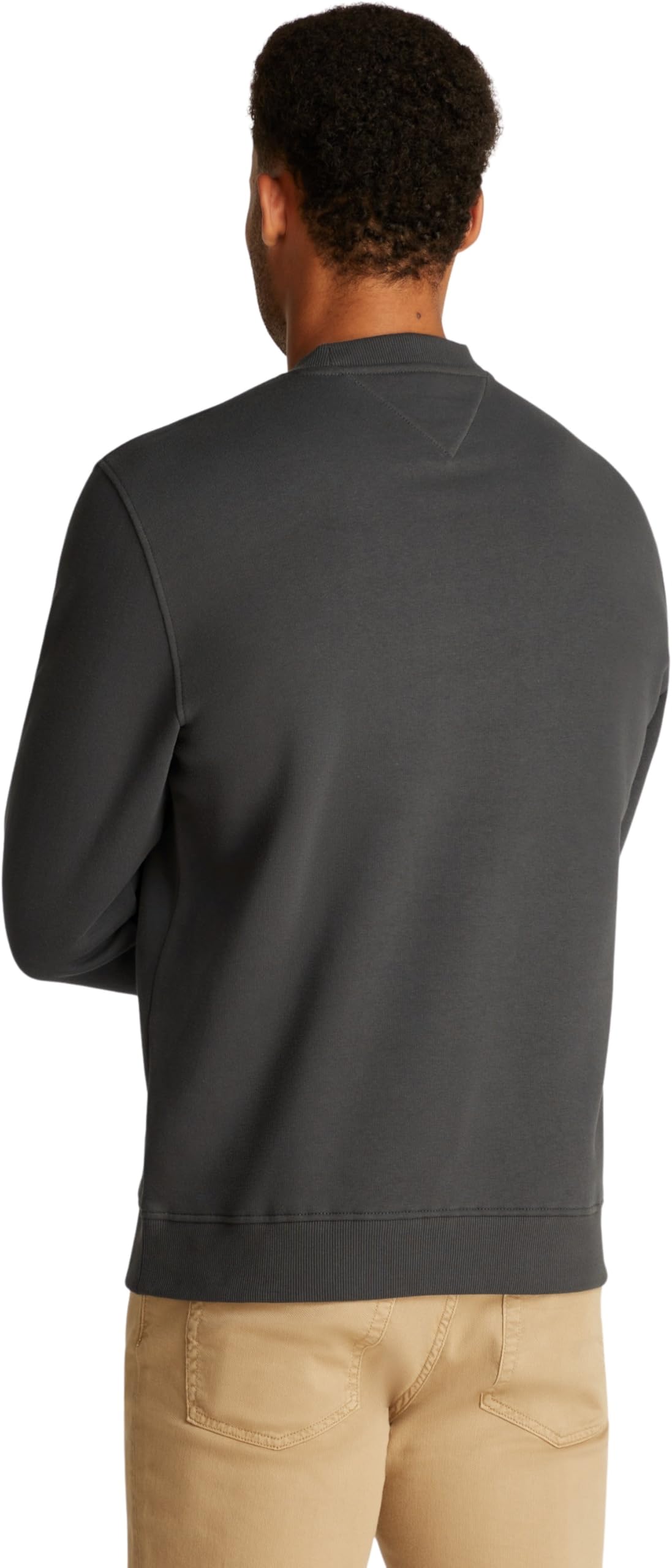 Tommy Jeans Uomo Felpa Linear Scollo Rotondo