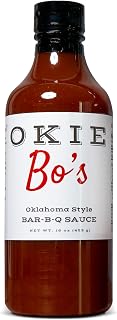 OkieBo's Original BBQ Sauce, Oklahoma Style - Perfect Condiment for Pork, Ribs, Brisket, Salmon, Chicken and Much More