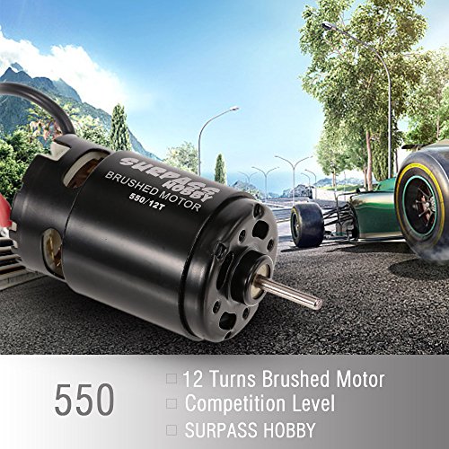 Goolrc Surpass Hobby 550 12T Brushed Motor For Hsp Hpi Wltoys Kyosho Traxxas 1/10 Rc Car Drift Touring Vehicle #TOP1