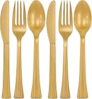 Vista 9 de Juego de cubiertos de plástico surtidos de color rojo manzana, (24 unidades), vajilla de alta calidad y colores llamativos, perfecta para fiestas