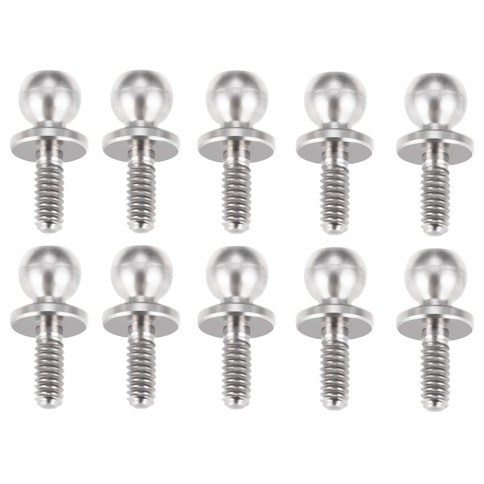 AXspeed 10pcs Aluminium Ball Head Screws RC Ball Studs for Losi 1/24 Micro-B 1/28 Micro-T Car