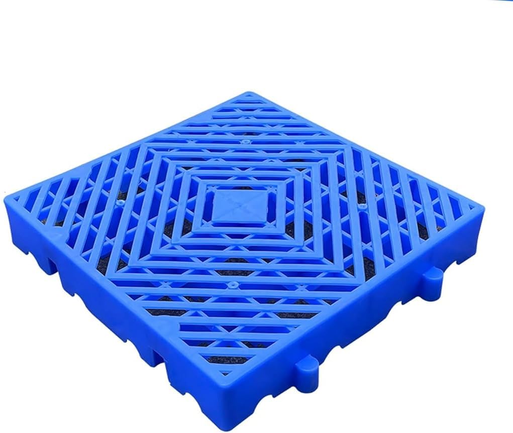 Nestable Moisture Proof Plastic Pallets, Polyethylene Pallets, Plastic Pallets For Basement Storage, Waterproof Storage Grid Pad, Plastic Flooring, For Supermarket Garage Basement(Size:30*30cm)