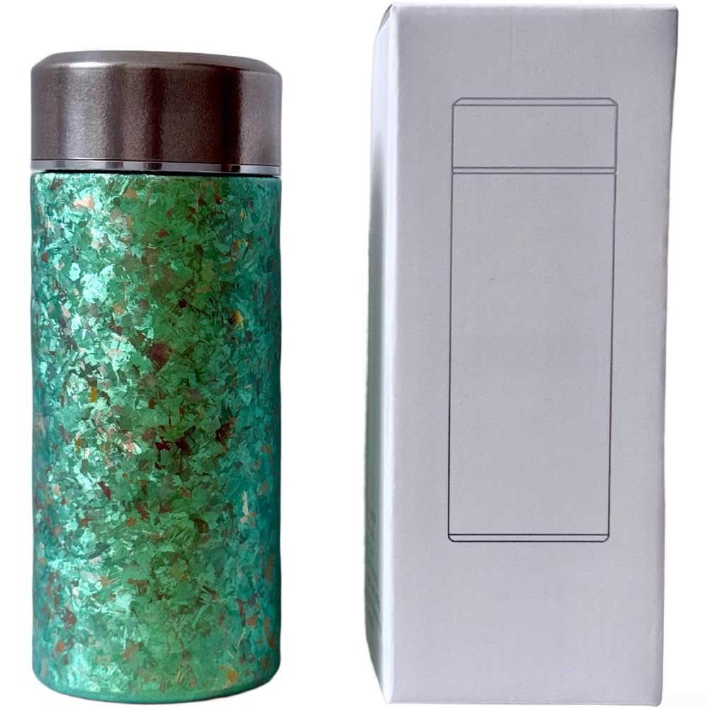 Tasse isotherme en titane pur de 200 ml avec passoire à thé, pour le camping, la randonnée, les voyages, légère, portable et réutilisable, pour boissons chaudes et froides, design compact