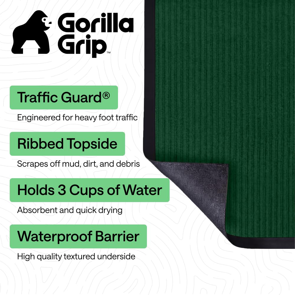 Gorilla Grip Traffic Guard Doormat - Heavy Duty -2