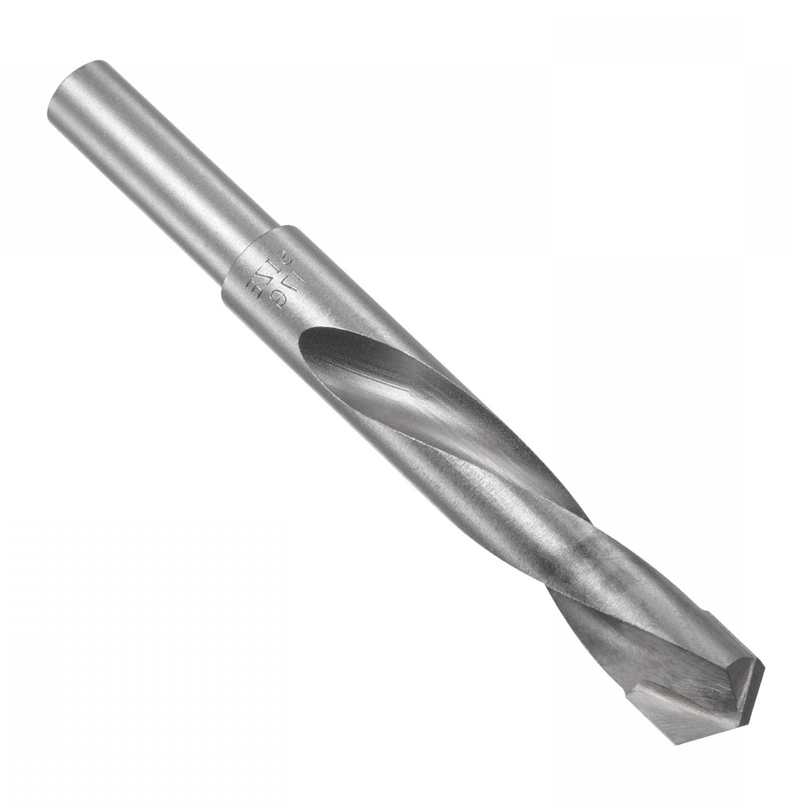 TOP-VIGOR 15mm Reduced Shank Twist Drill Bits, 1/2 Inch Shank Carbide Drilling Bits for Metal Stainless Steel, Aluminium, Wood, Plastic