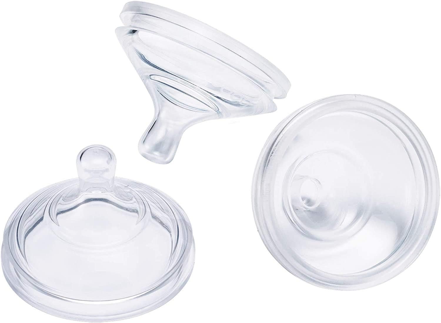 Nursh Silicone Baby Bottle Nipples - Bottle Nipples for Boon Nursh Baby Bottles - Baby Bottle-Feeding Supplies - Medium Flow Baby Bottle Nipples - 3 Count
