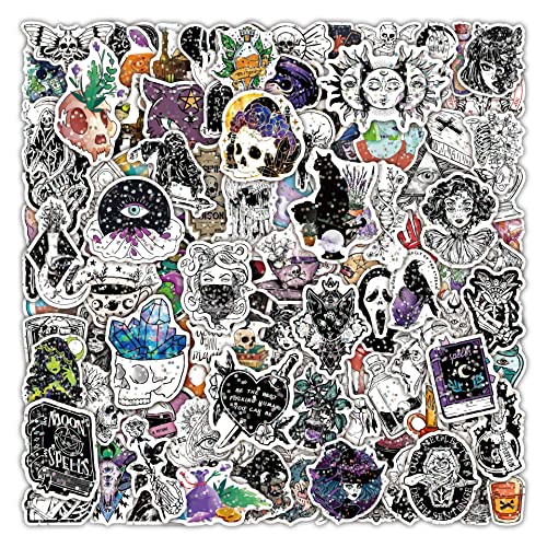 YellowCult™ 100 Random Holographic Concept Stickers, Cute, Waterproof, Vinyl Sticker, No-Duplicate Stickers Pack, Art, Laptop, MacBook, Car, Skate Board, Luggage [Style - Holographic Witches] (B0CLJK22JP) Amazon Price History, Amazon Price Tracker