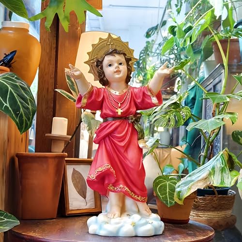 Estatua Divina del Niño Jesús de 24 in de altura de resina miniatura 3