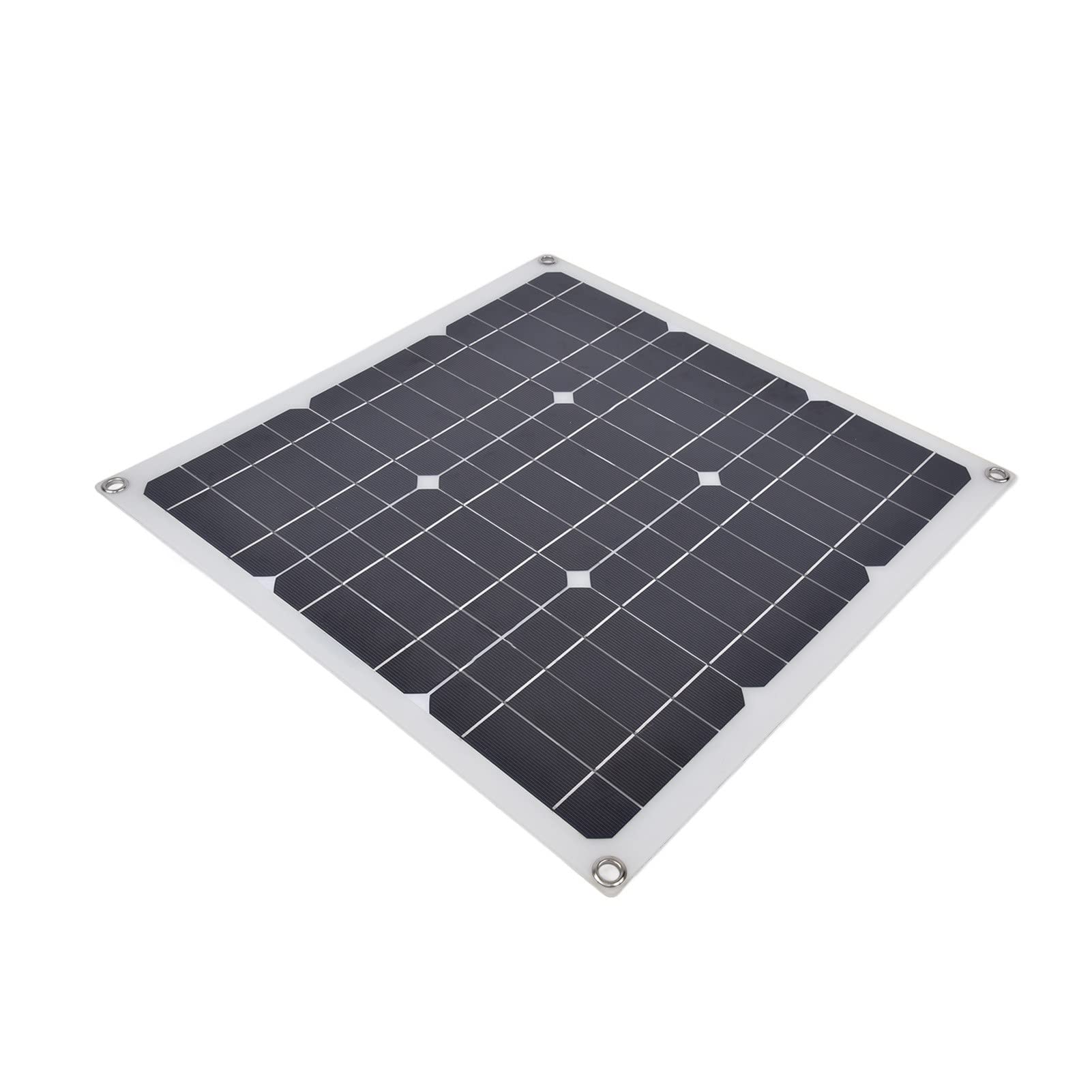Fafeicy Zestaw Paneli Słonecznych 30 W Zestaw z ładowarką do Akumulatorów z Krzemu Monokrystalicznego i Kontrolerem 10 A Przenośny Zasilacz USB 18 V 5 V do Użytku na Zewnątrz łodzi Kempingowej RV