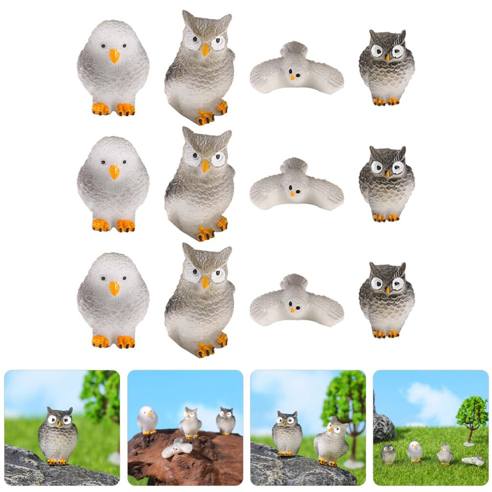 動物 ミニチュア 置物 フィギュア 168点 まとめ売り フクロウ 民芸品