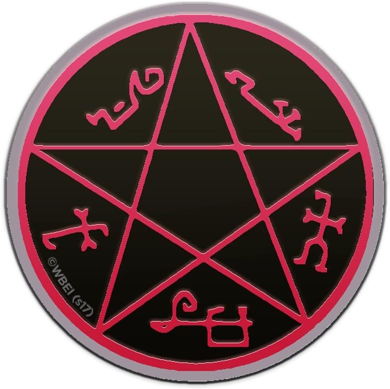 Albino Dragon Supernatural Playing Cards and Devil's Trap Coin