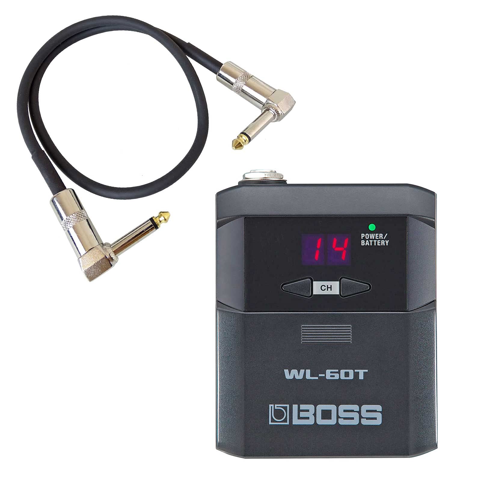 Boss WL-60T bezprzewodowy transmiter do systemu radiowego WL-60 + kabel krosowy keepdrum