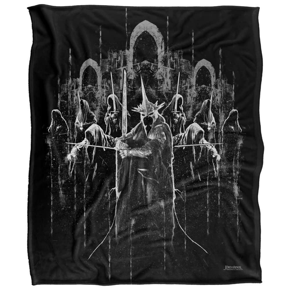 IL SIGNORE DEGLI ANELLI Coperta Super Morbida Al Tatto Con Logo, 152 X