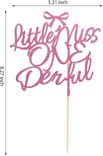 Miniatura 2 de Miss Onederful - Decoración para tartas, Mi primer cumpleaños, feliz primer cumpleaños, Wild One, Some Bunny is One, baby shower, decoración de