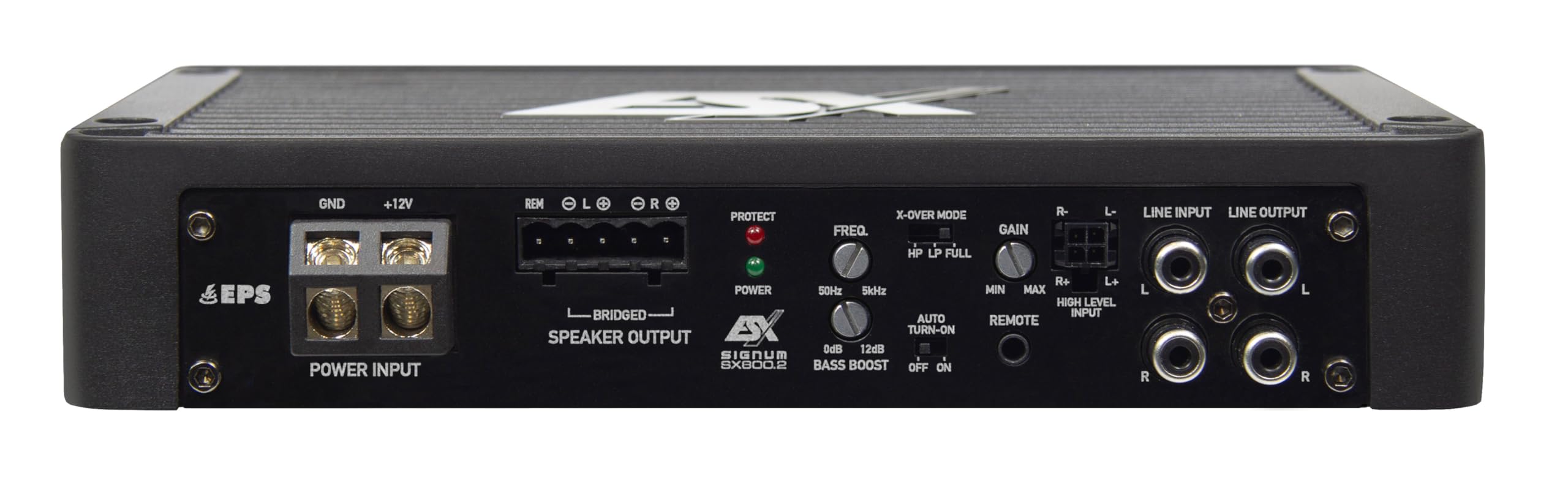 ESX SX800.2-kanałowy wzmacniacz cyfrowy klasy D z serii SIGNUM 800 W RMS