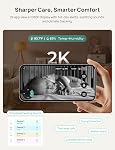 Dr.Care VistaView Smart WiFi Baby Monitor with 2 Cameras- 5” 1080P Split Screen & 2K Camera App Control, Cry & Motion Alerts, Night Vision, 5000mAh Battery, 2-Way Talk, Triple Security, 1279ft Range