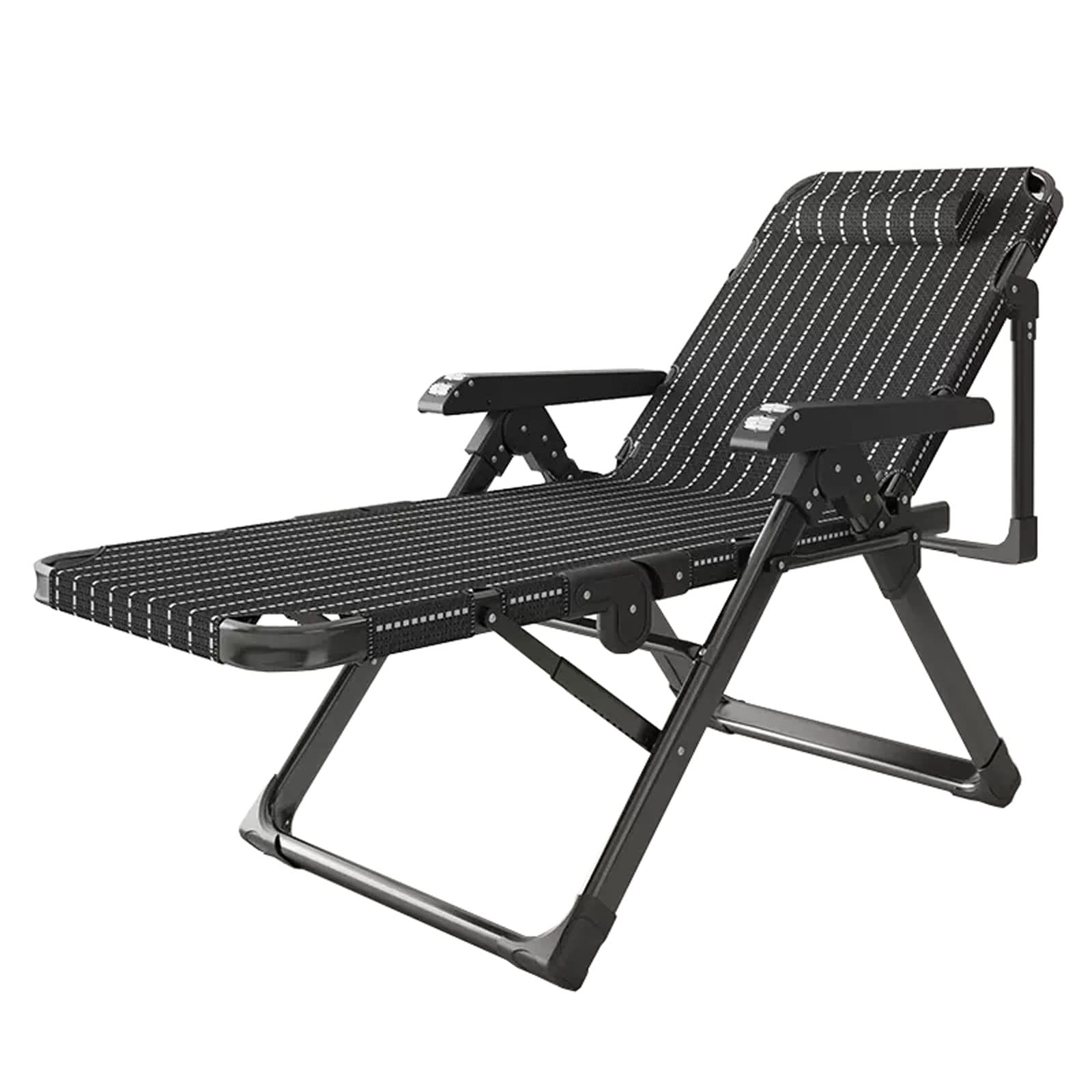 Tragbarer Liegestuhl, Sonnenliege, Chaiselongues, Verstellbarer Loungesessel, Sonnenliegestuhl, Campingstuhl, Terrassenliegestühle für Pool, Hof, Strand, Garten