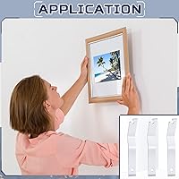 Vista 6 de El juego de 103 llaves de tornillo en T incluye 100 tornillos de cabeza en T y 3 llaves de seguridad endurecidas para colgar cuadros para bloquear