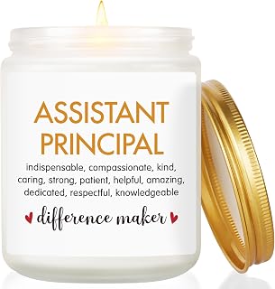 Assistant Principal Appreciation Gifts for Women Men, Lavender Candle, 7oz