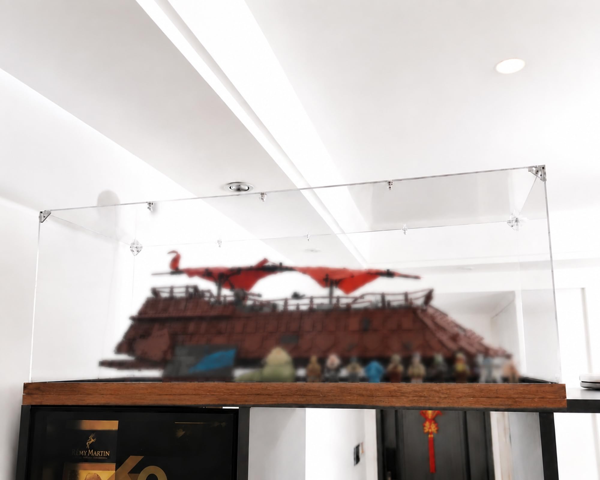 Gablota do lego Star Wars UCS 75397, przezroczysty akryl | Ochrona przed kurzem, krystalicznie czysty akryl, łatwy montaż, wyświetlacz kolekcjonerski, wystrój domu
