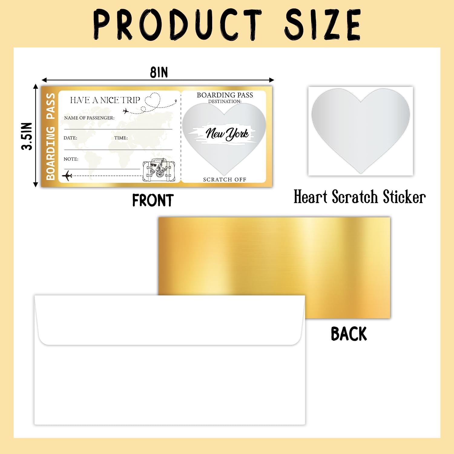 Best Travel Gift - Golden Plane Tickets Surprise Scratch & Reveal Review