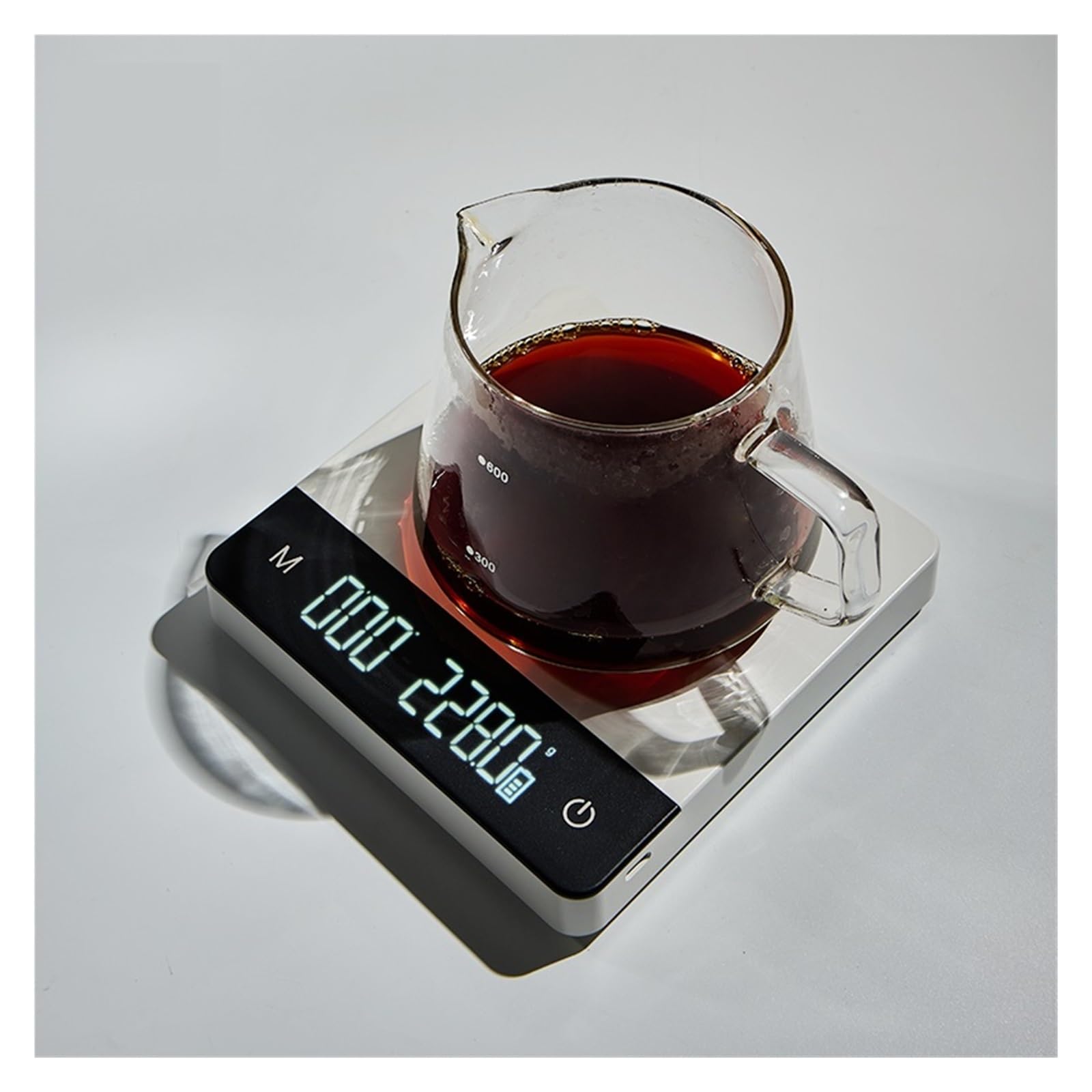 Balances numériques, Balance à café numérique, expresso de précision 0,1 g et verser sur(Prosecco -Black)
