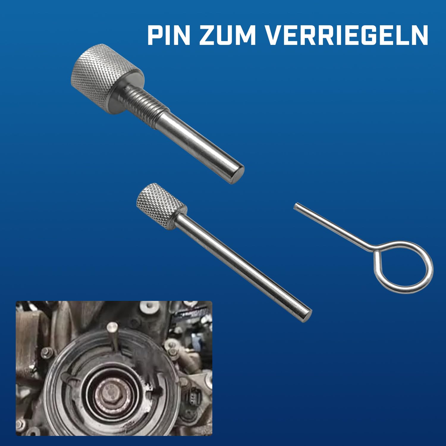 Kit d'outils de réglage du Moteur et kit d'outils pour Courroie de Distribution, Compatible avec Le Moteur Ford Fiesta 1.0 ECOBOOST (SCTi), OEM: 303-1605