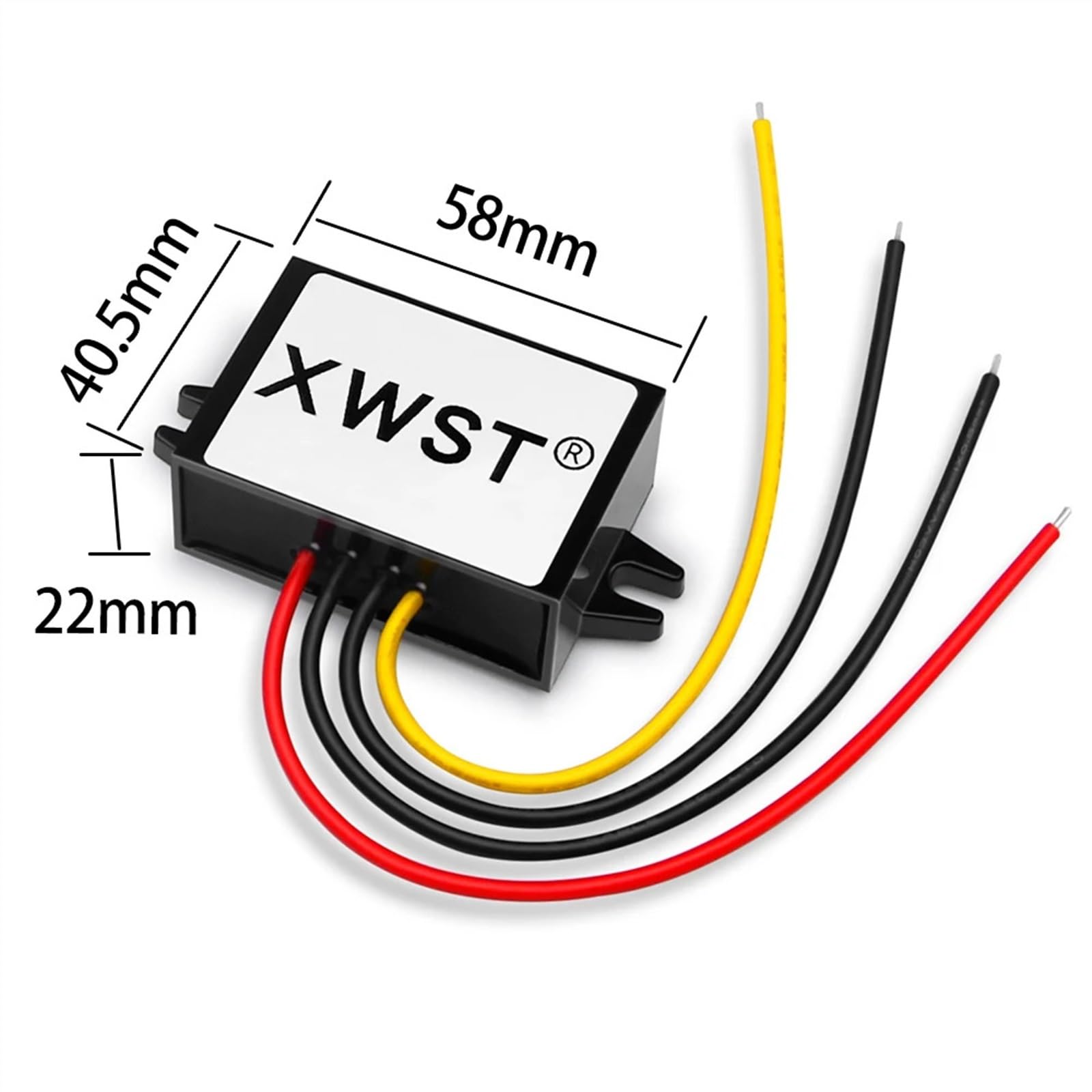 Przetwornica DC 20-75V na 5 V DC Przetwornik 60 V do 5 V Regulator napięcia step down 1-30 A Buck na falownik 5 V(1A ABS Plastic M)