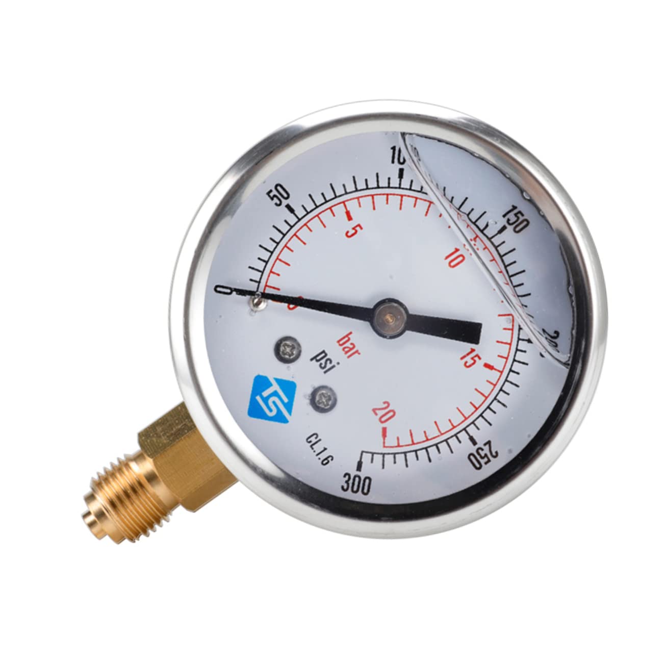 Medidor de prueba de presión de agua barómetro medidor hidráulico de vacío engrase Mesa de prueba de acero inoxidable manómetro de agua manómetro digital manómetro número precisión suite doméstica