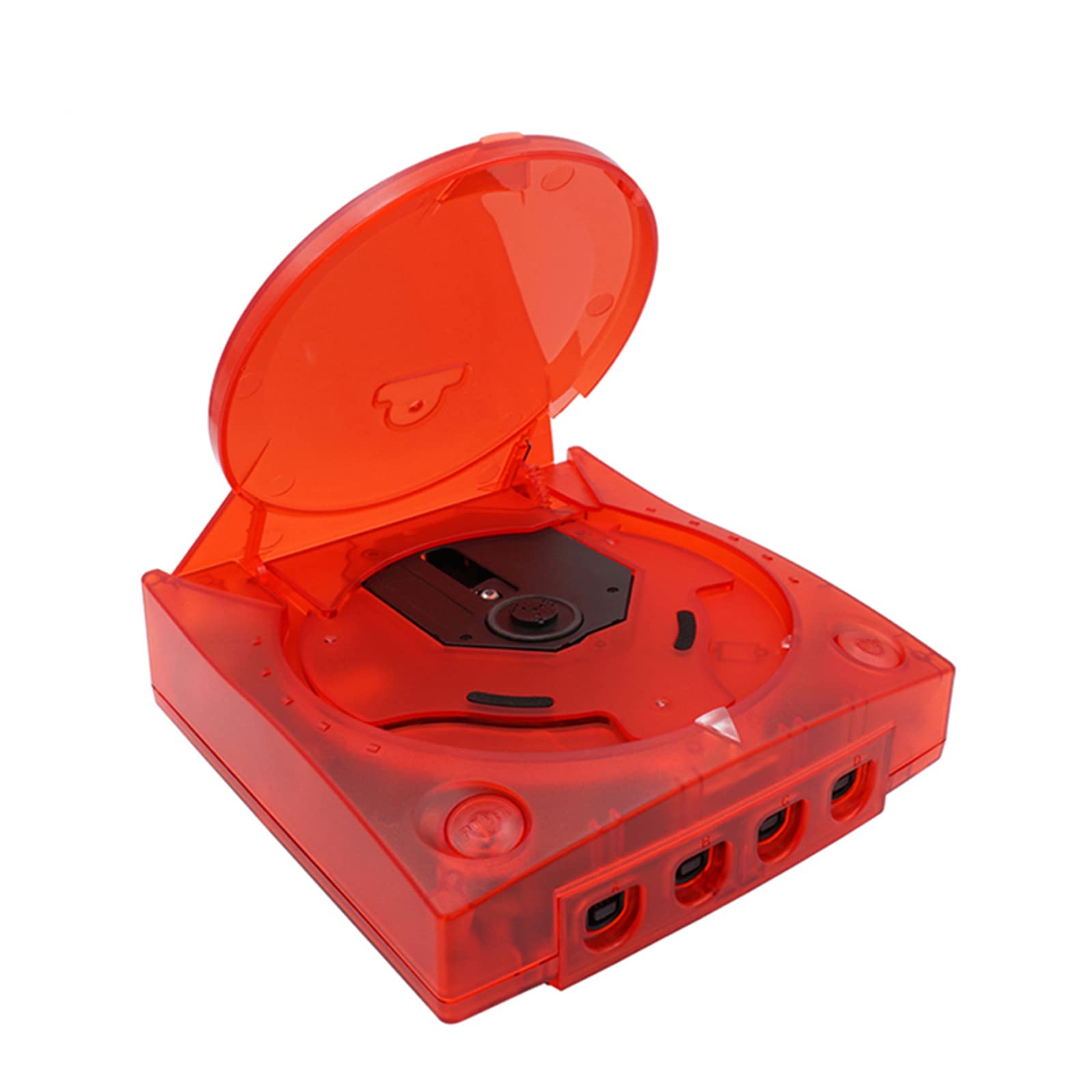 Boîtier en plastique de remplacement pour coque translucide pour boîtier boîte transparente pour pour pièces de réparation de console de jeu vidéo rétro Coque en plastique boîtier
