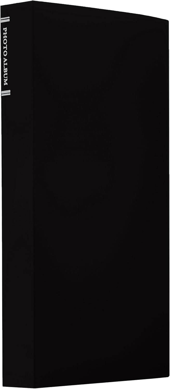 Nakabayashi Co., Ltd. L-size ultra-transparent pocket album (Black) 300 sheets CTPL-300-BK