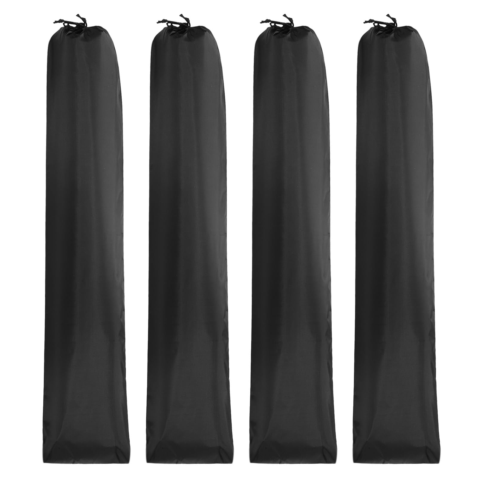 sourcing map 4pcs Camp Chair Replacement Bag 39" x 8" Large Nylon Foldable Carrying Bag Outdoors Folding Chair Cover Tripod Case Bag with Shoulder Strap for Outdoor Camping Sports, Black