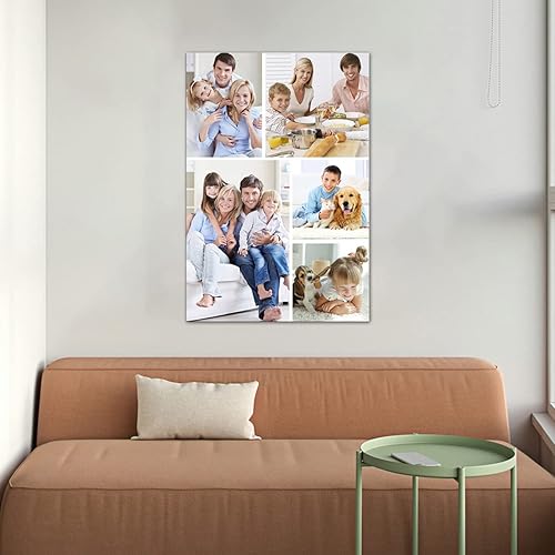 Miniatura 3 de LZIMU Impresiones en lienzo personalizadas con tu foto, lienzo de fotos personalizado para decoración de pared del hogar (imagen-1, 18.00 x 12.00