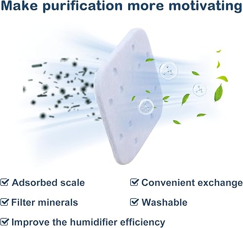 Miniatura 4 de LV600S Almohadillas humidificador filtro 20 unids almohadilla de absorción mineral para humidificadores pad LV600HH OasisMist450S